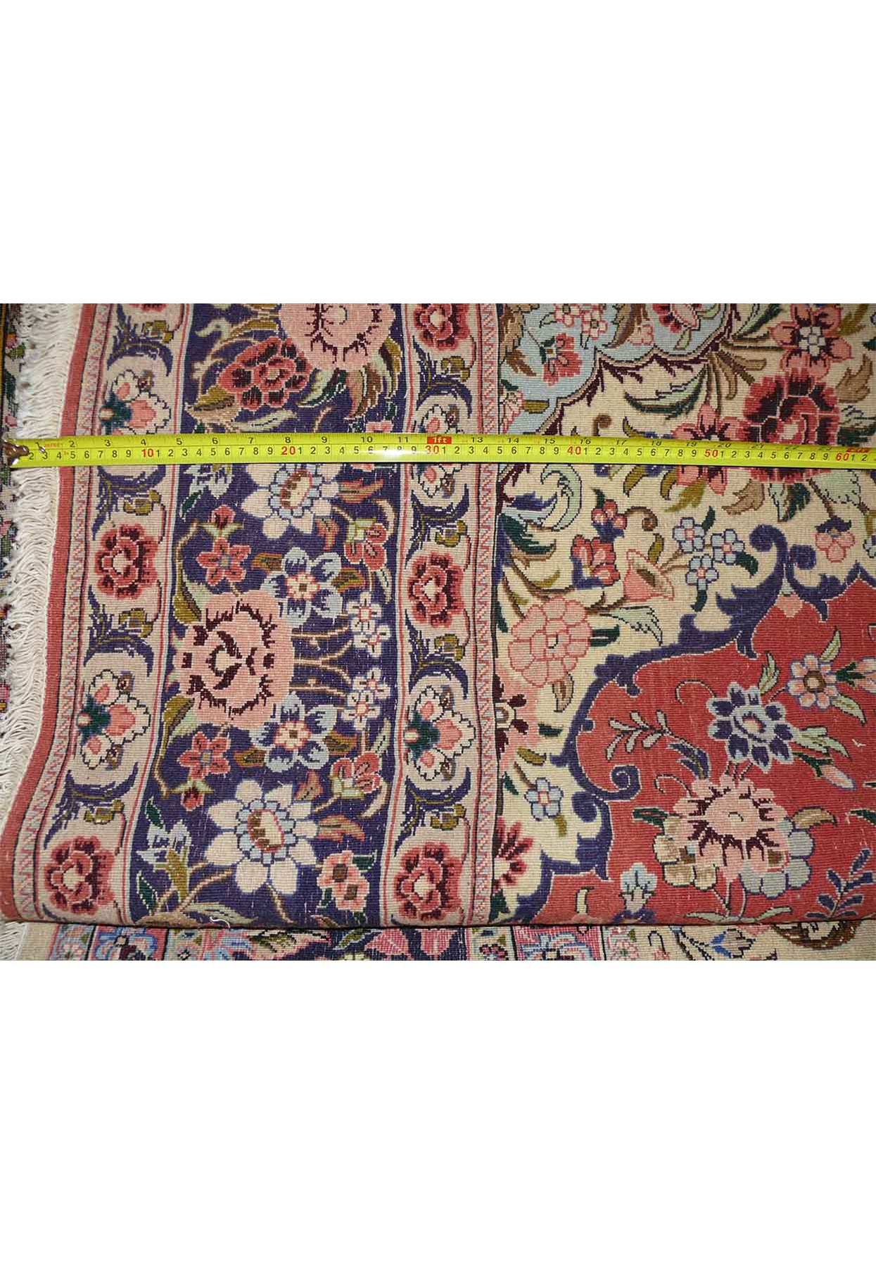 Bidjar Persian Rug Back - Displaying the dense pile and high-quality craftsmanship of the rug.