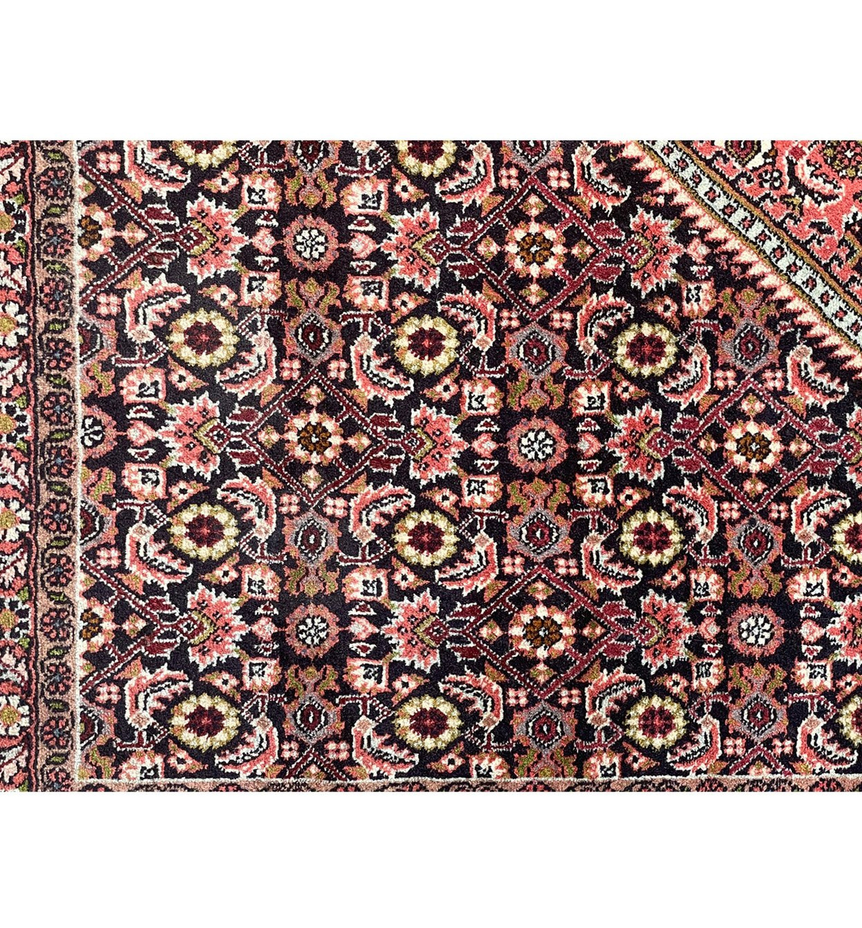 6'6" x 8'3" Persian Bijar Iron Rug