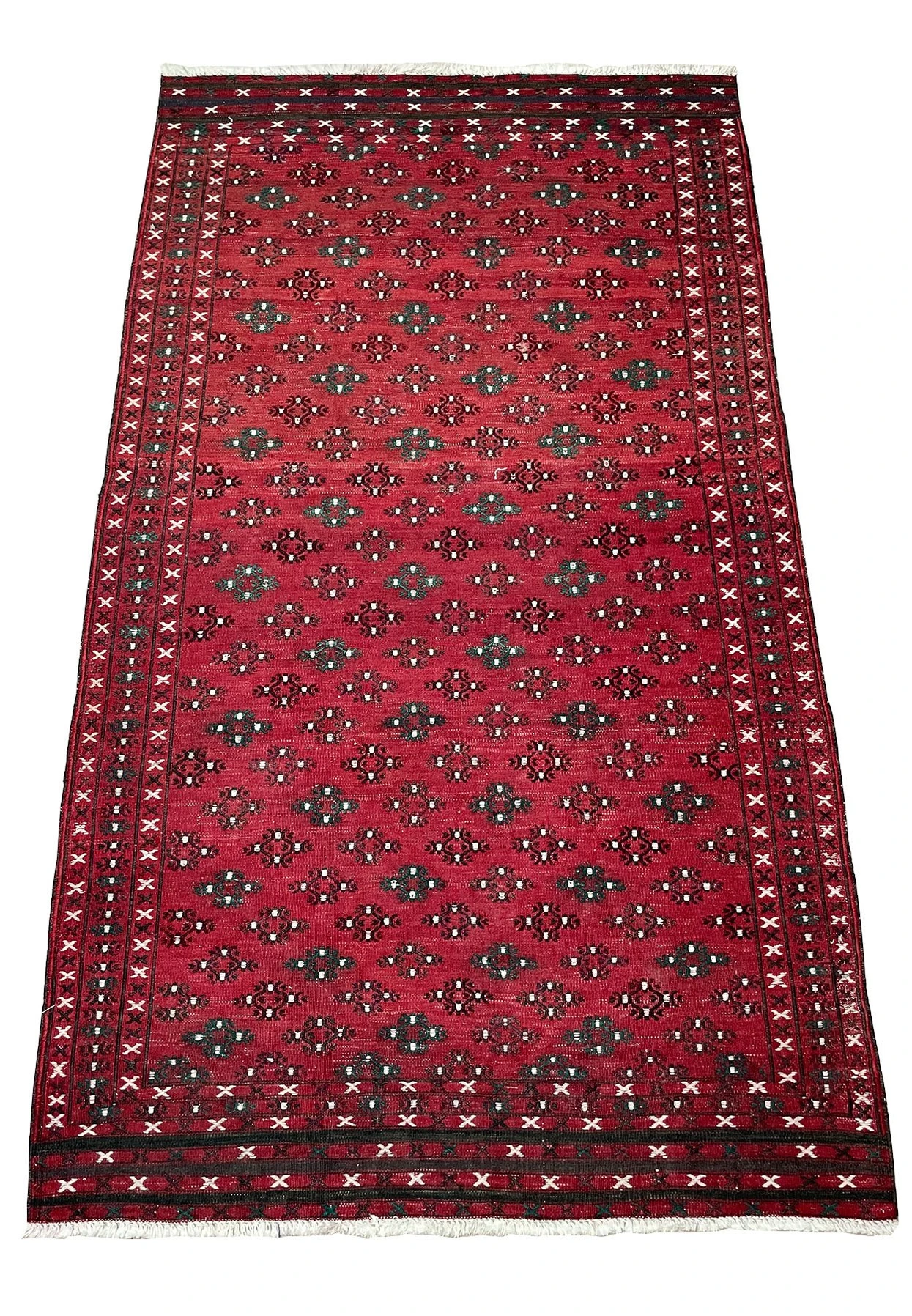 3'7" x 6'3" Caucasian Tribal Kelim Rug