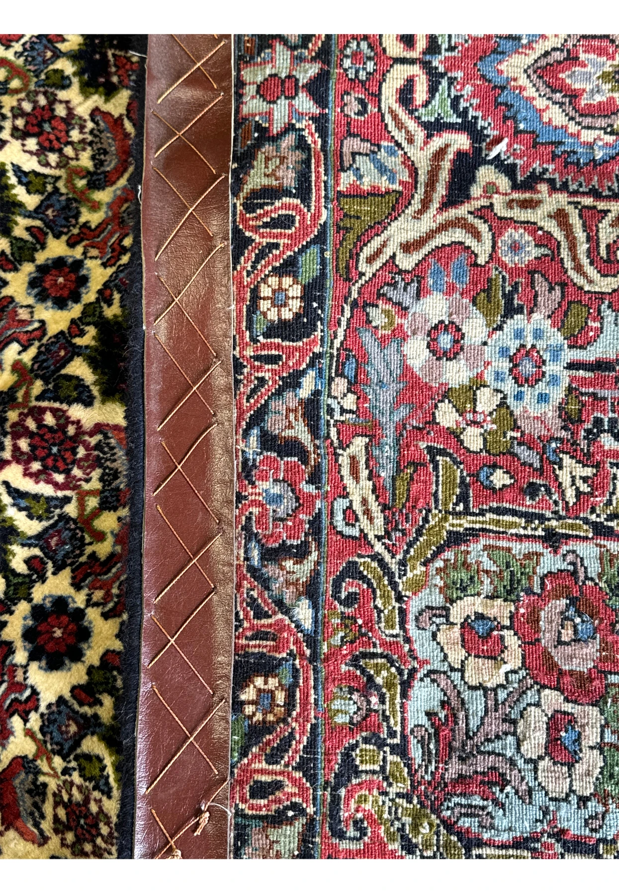 Backside of this Bijar 9x12 Persian Rug showcasing the high quality of the rug and the reason why the rug is called iron rug