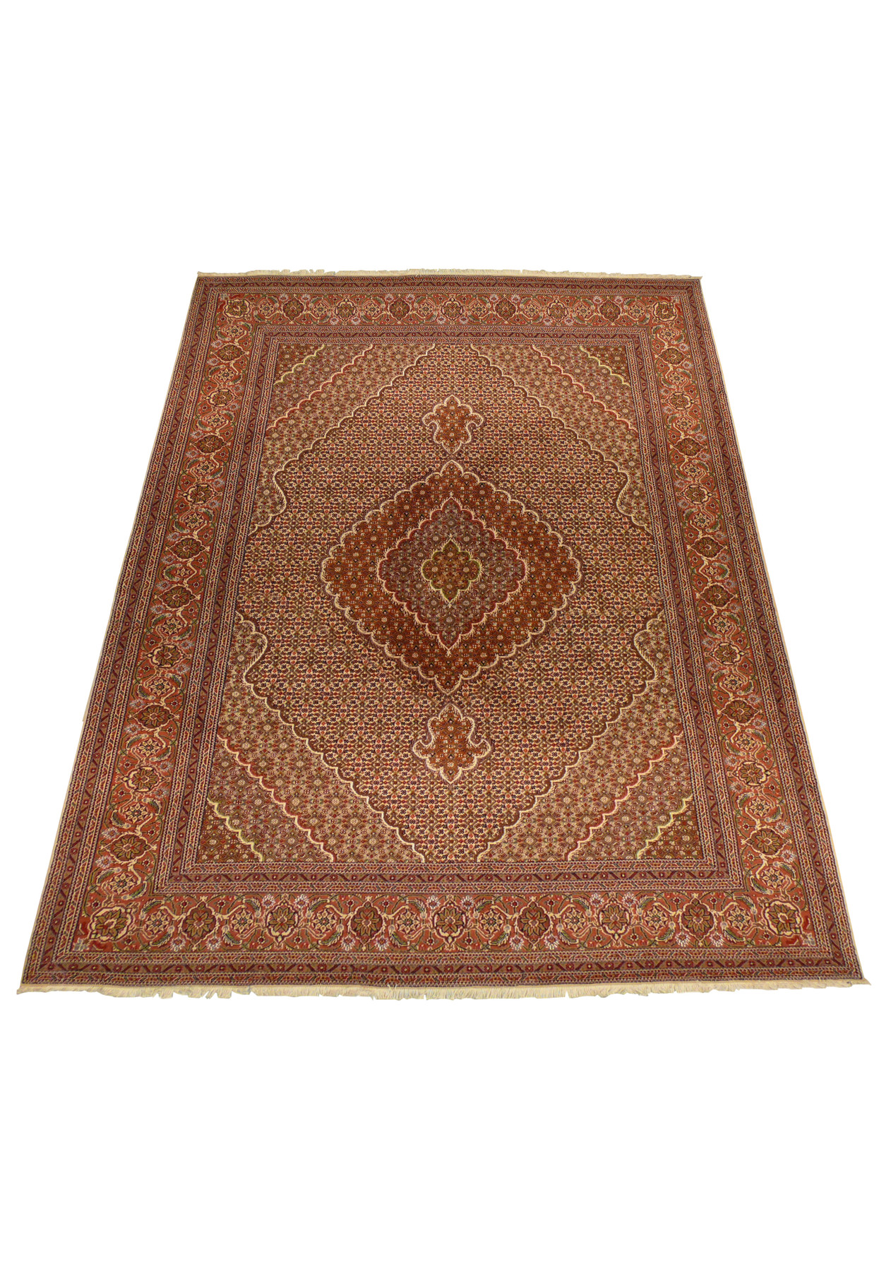 6'8 x 9'9 Persian Tabriz Mahi Rug