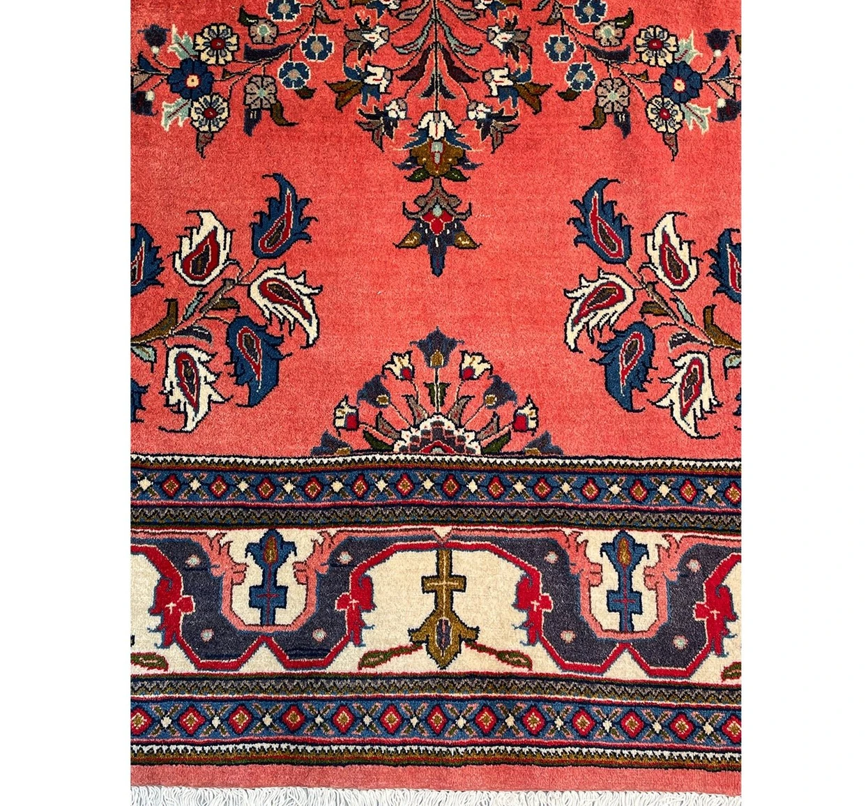 7'1" x 7'4" Persian Sarough Square Rug
