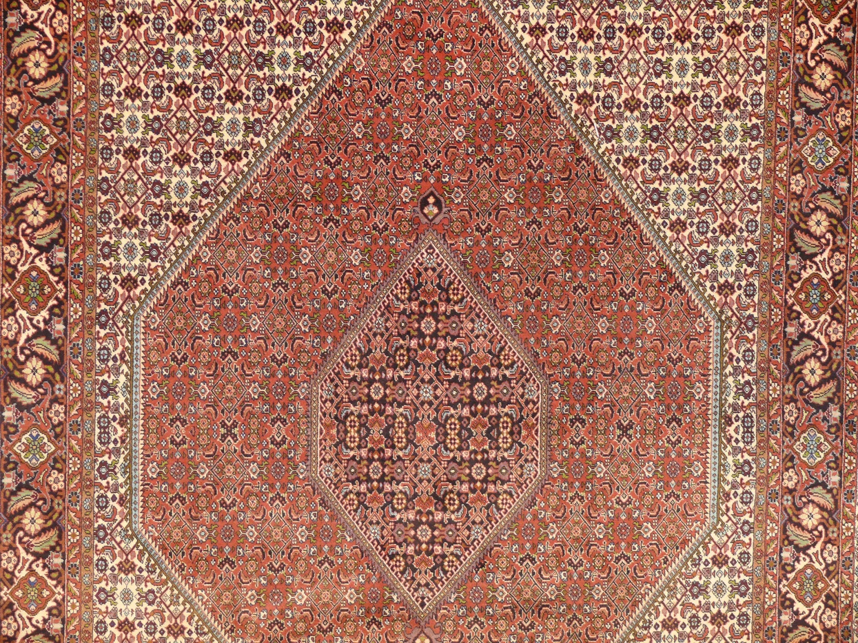 Persian Bijar Rug 6'7" x 9'6" Mahi Design