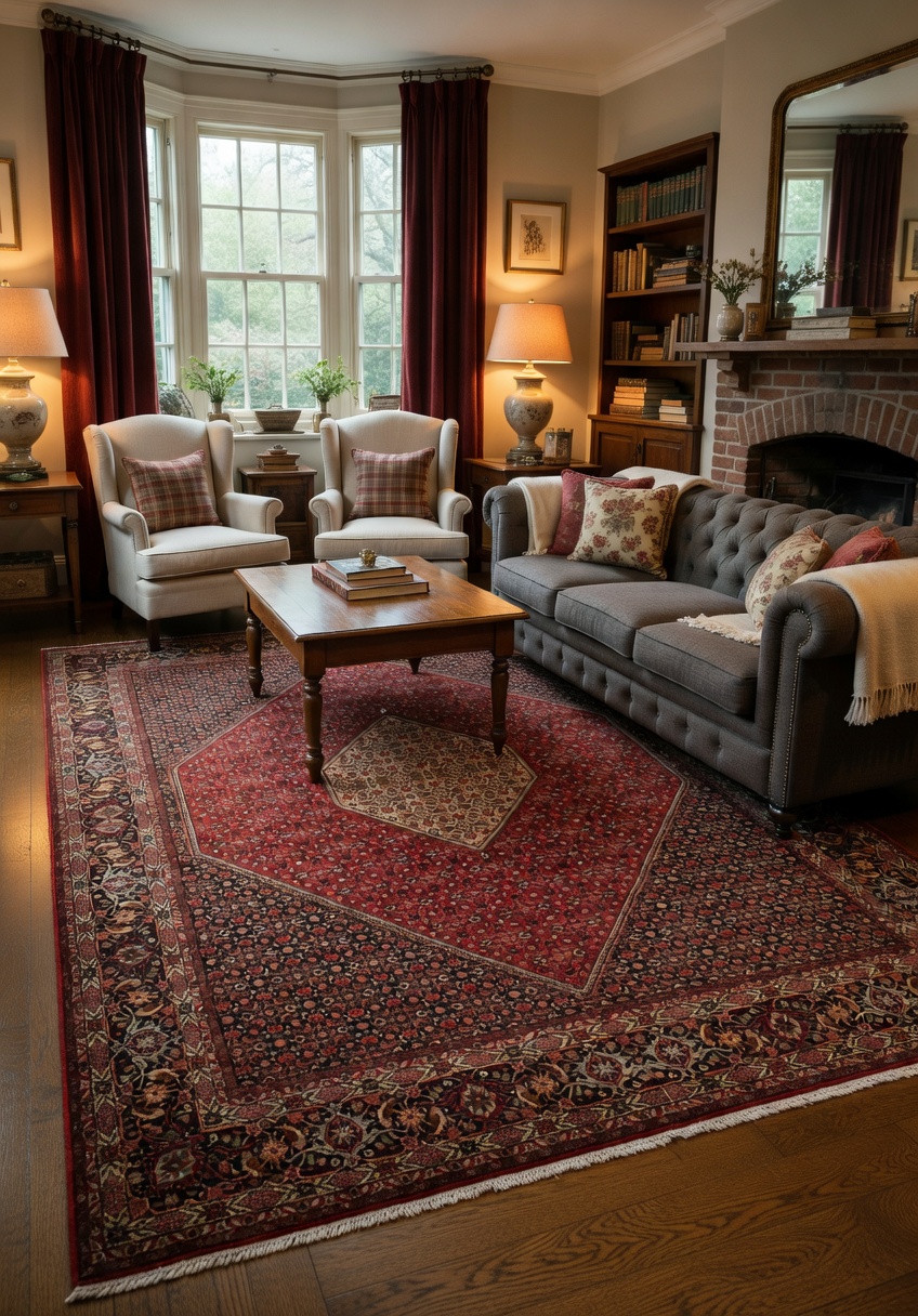 10x13 Bijar Persian Iron Rug