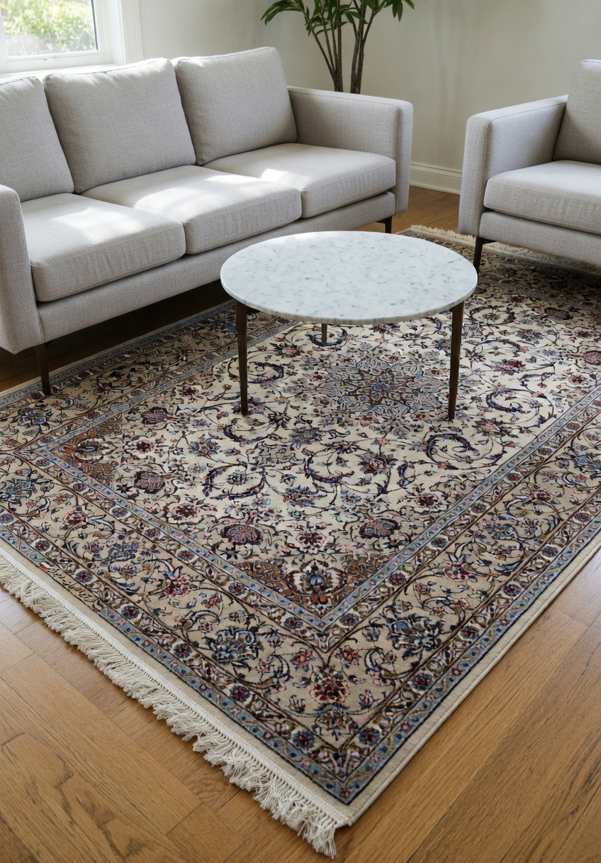5x8 Davari Isfahan rug