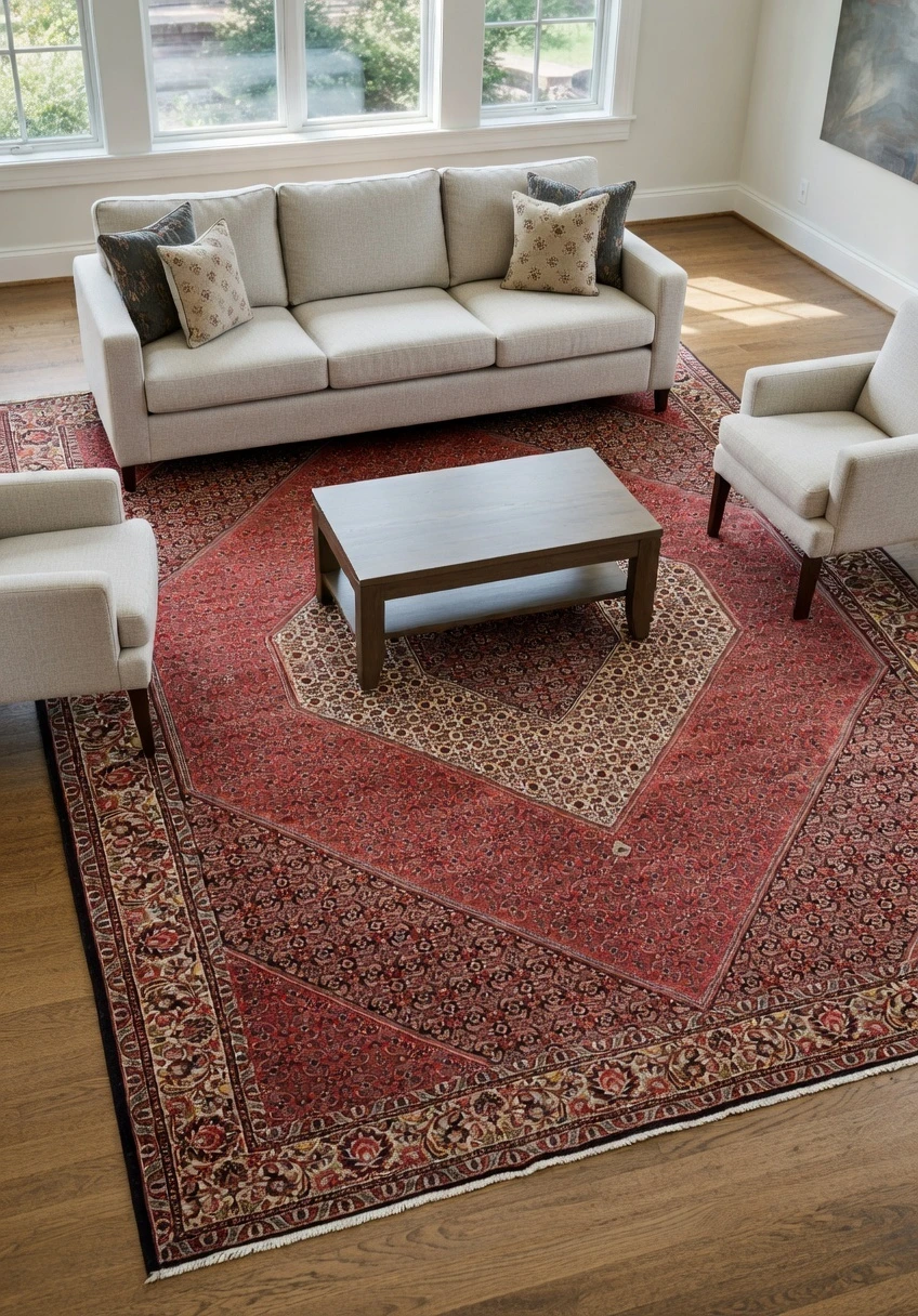 10x13 Persian Bijar rug