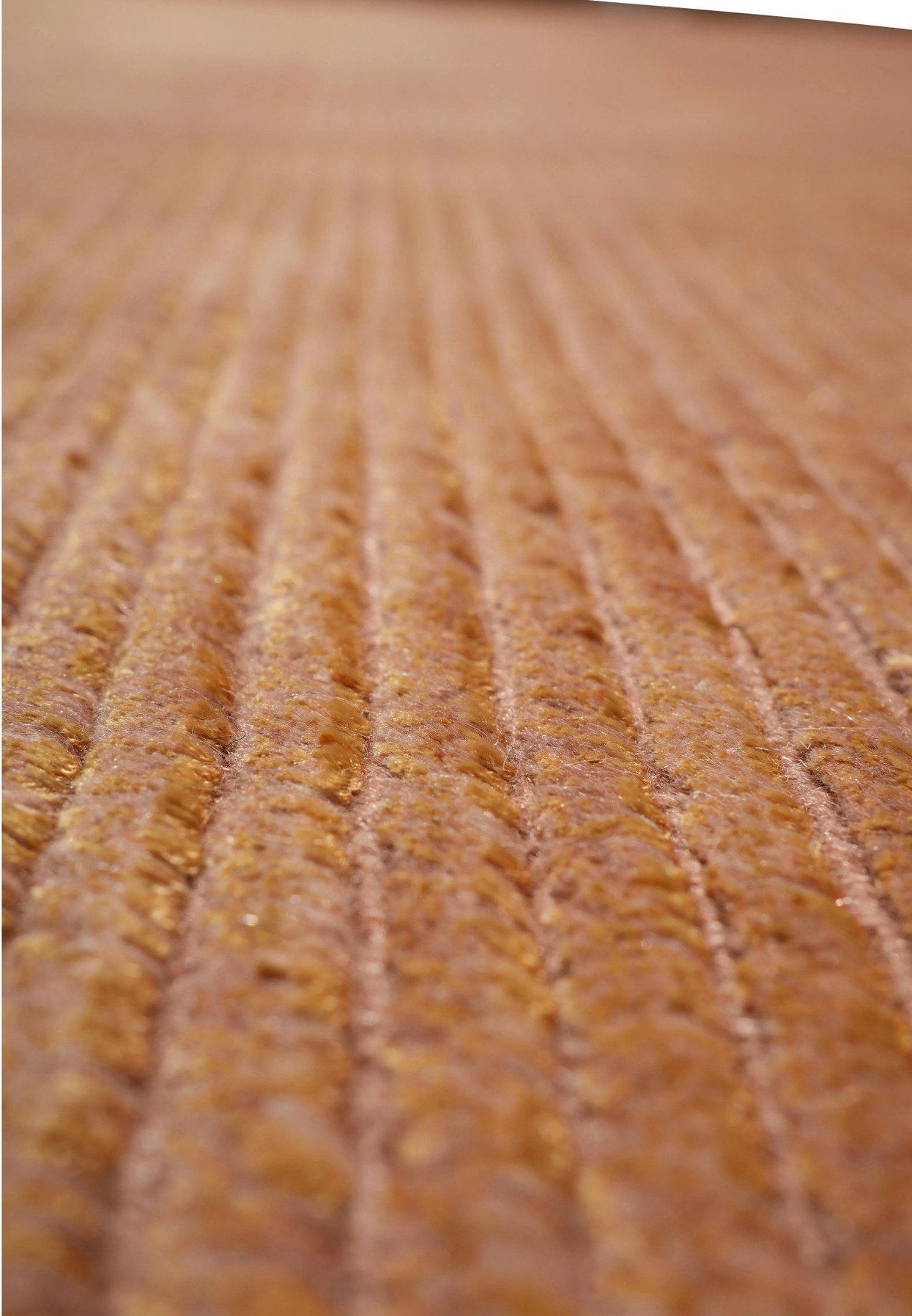Foundation close-up showing dense hand-knotting and high-quality wool and silk construction typical of fine Tibetan rugs