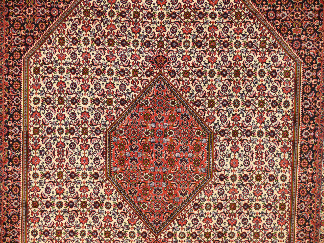 7 x 10 Persian Bijdar Rug Mahi Design
