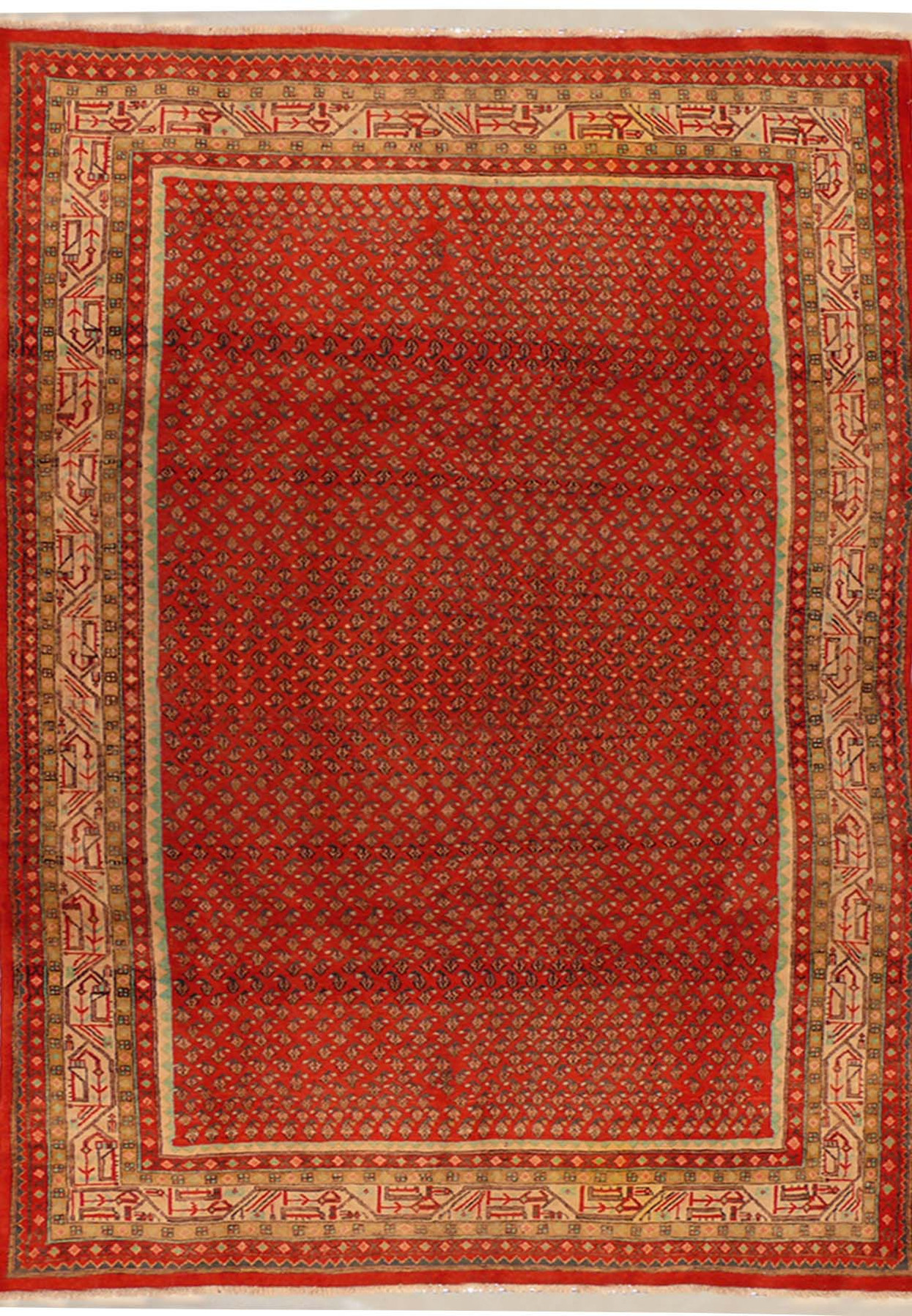 7' x 10'8" Persian Sarough Mir Rug