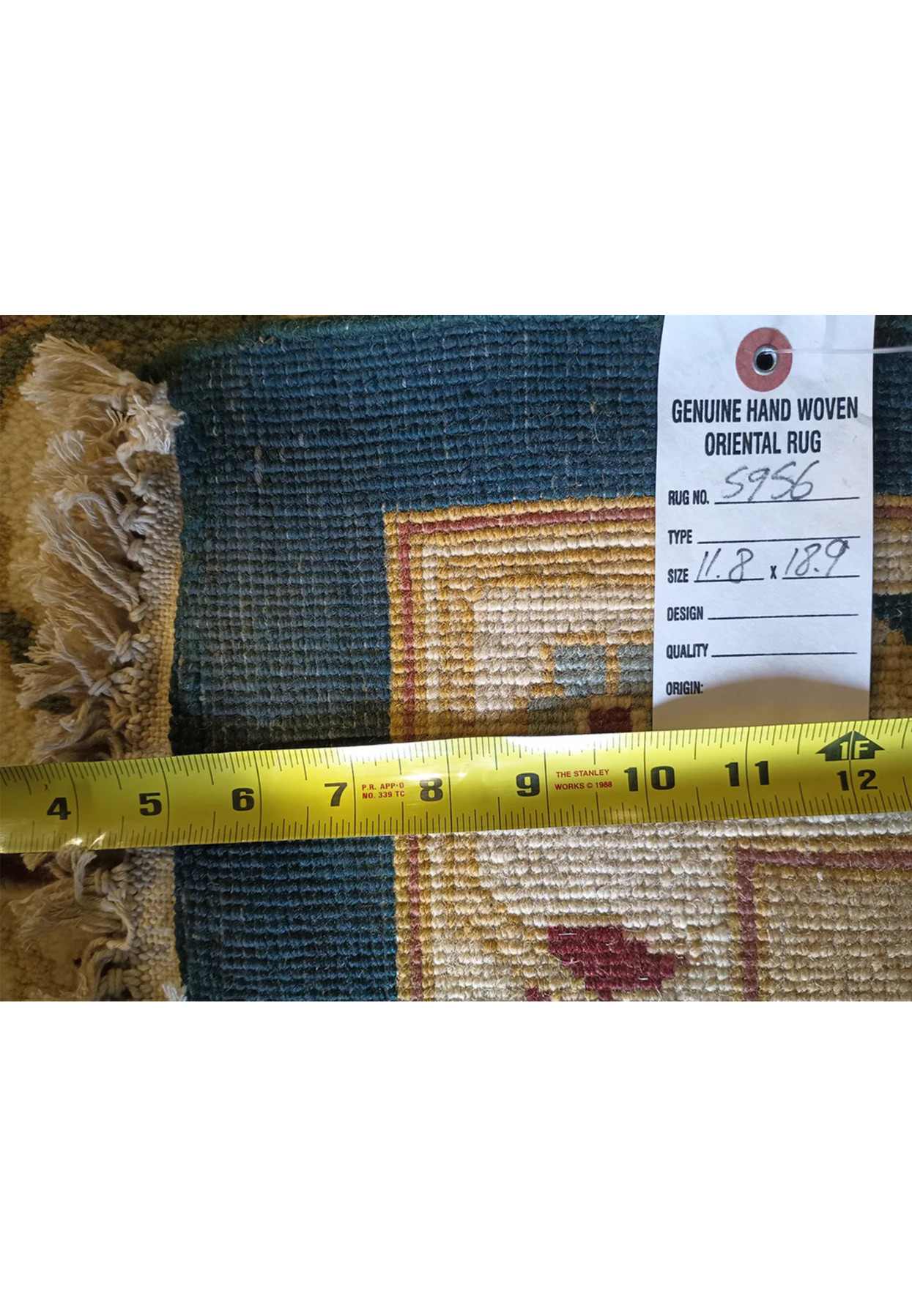 11'8" x 18'7" Oriental Agra Rug | Ivory Allover Floral Palace Size | Brand New