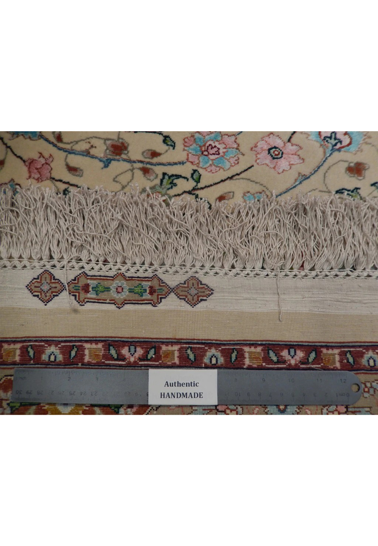 10x13 Signed Tabriz 70 Raj Wool and Silk on Silk Rug | Rugs.net