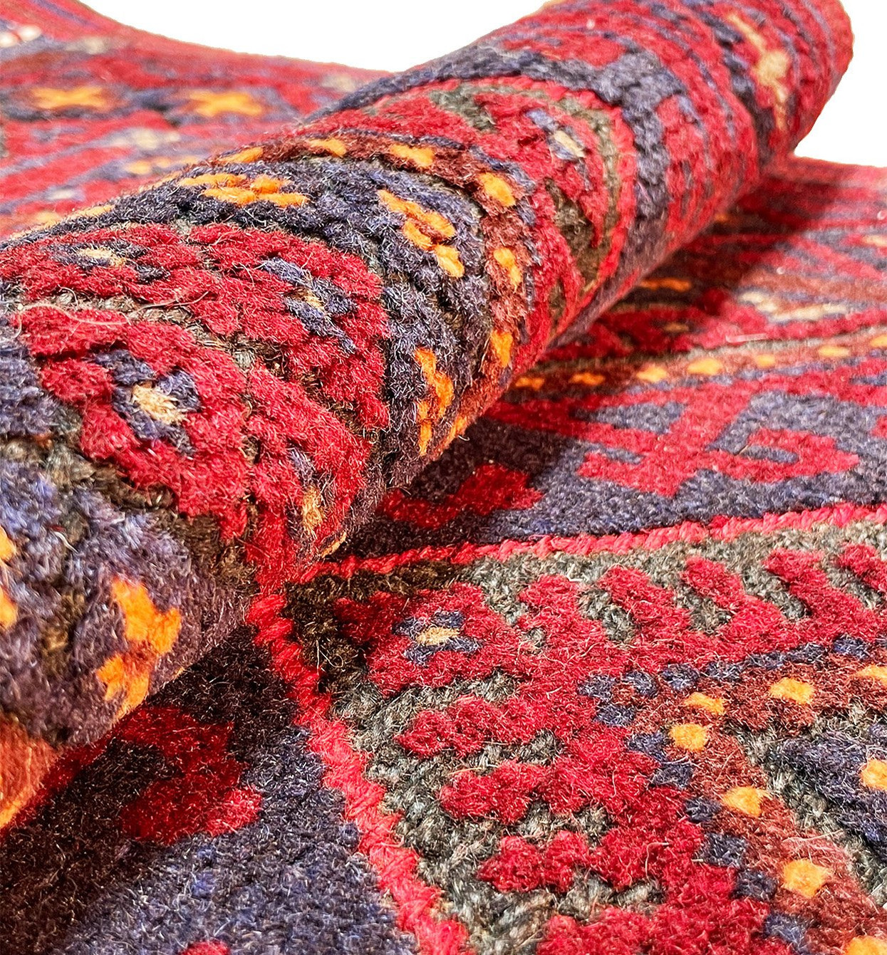 2' x 9'1" Afghan Mashwani Runner Rug