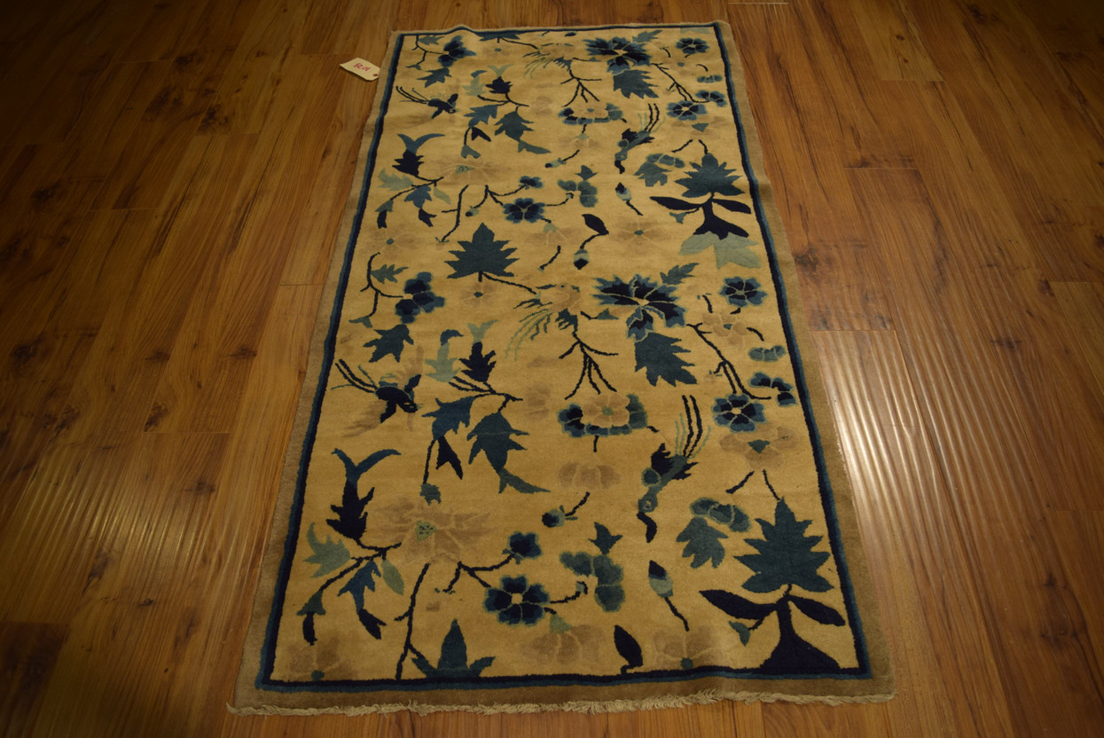 3 x 5'8 Contemporary Oriental Art Deco Rug