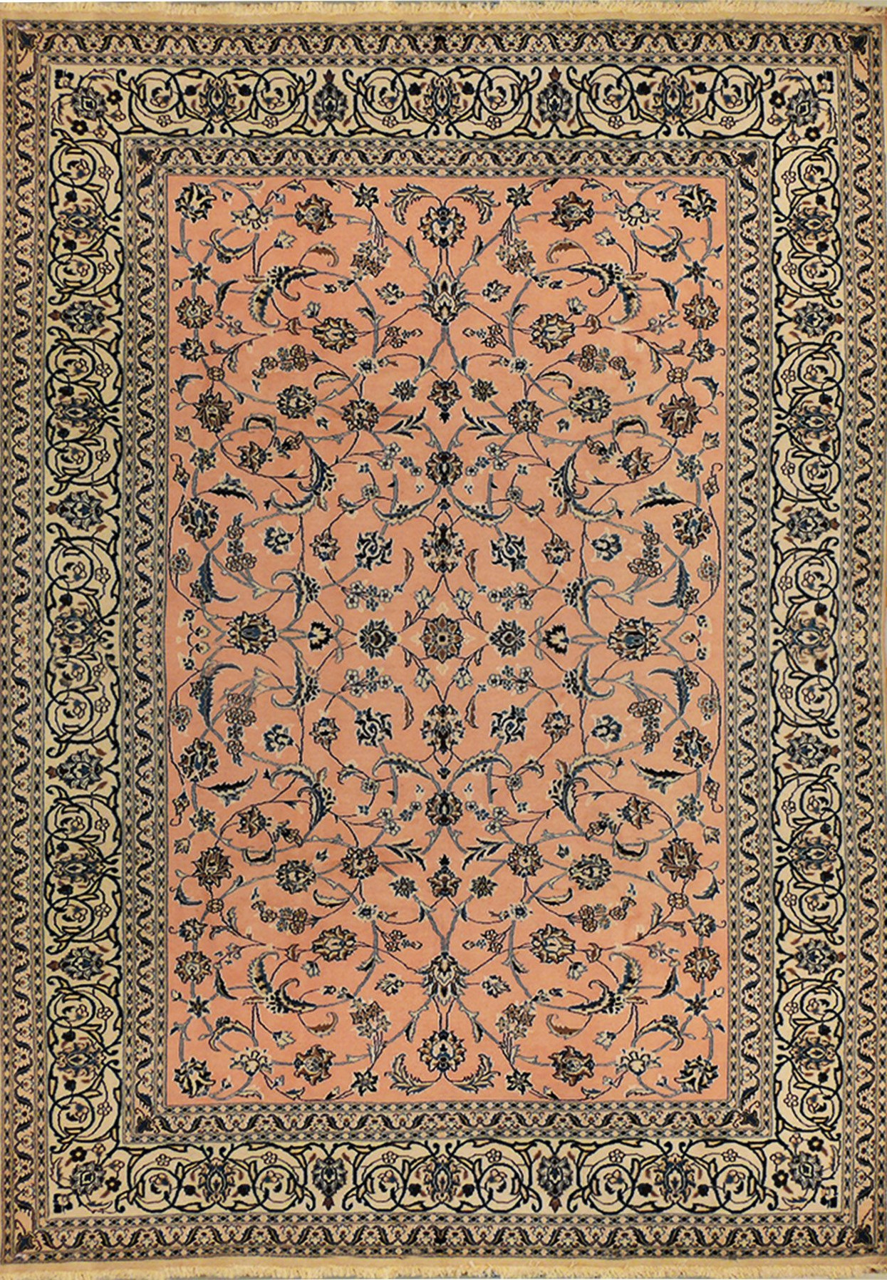 8'2" x 11'6" Persian Nain Rug All-Over Design