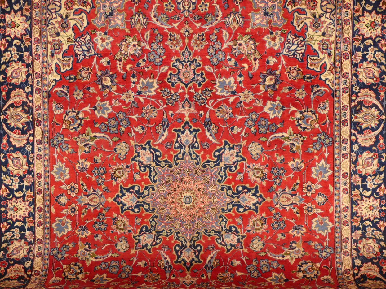 10'2" x 13'7" Traditional Persian Najafabad Rug