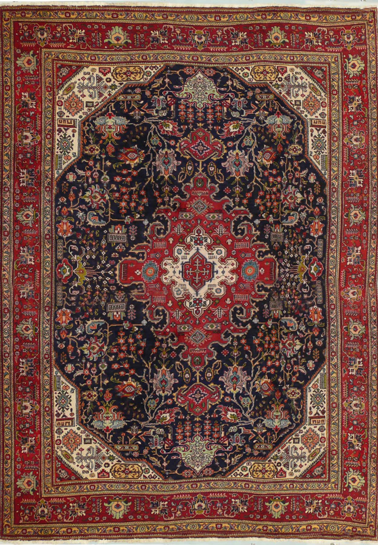 8'4" x 12' Persian Tabriz Rug