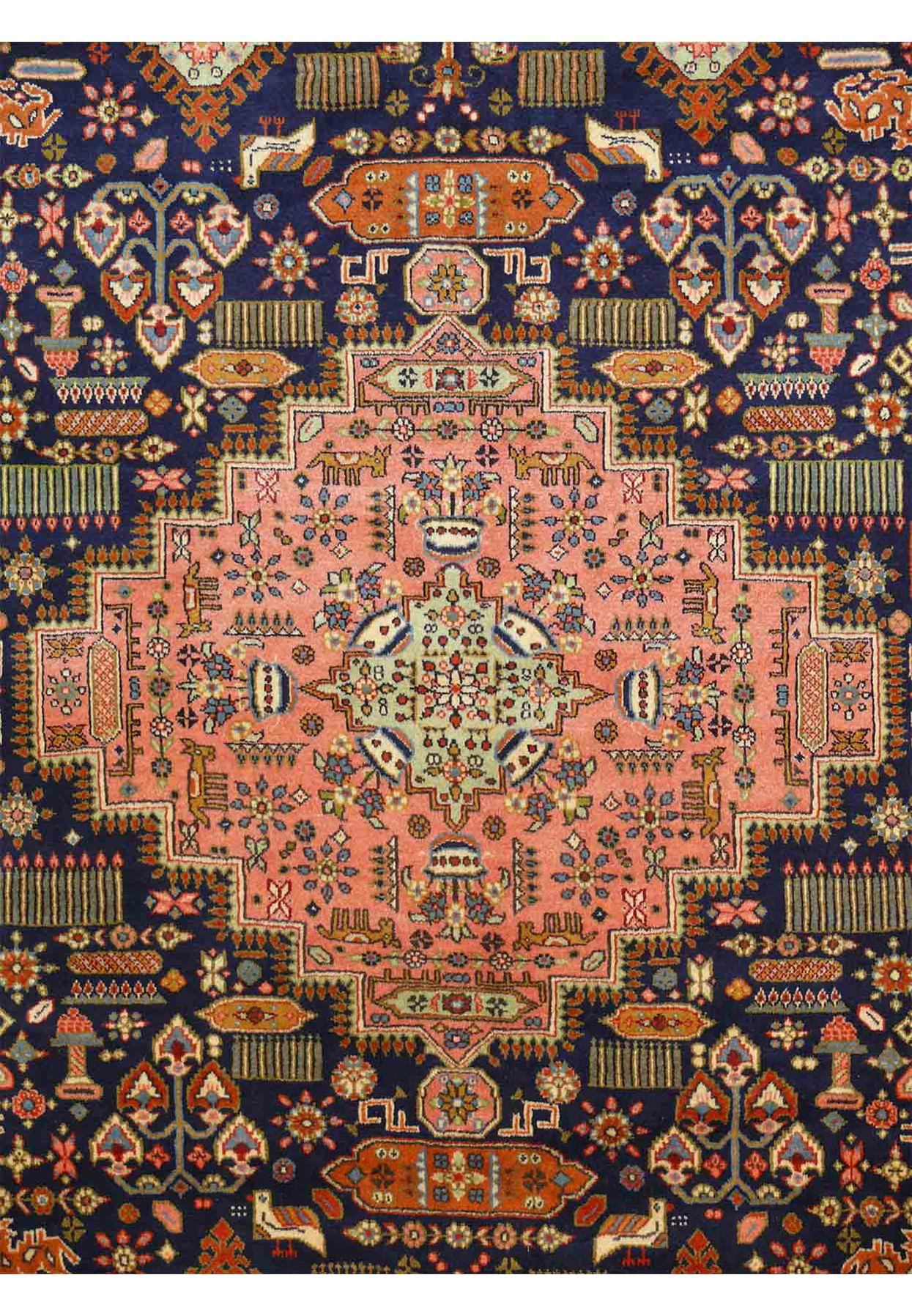6'8" x 10'8" Premium Persian Tabriz Rug