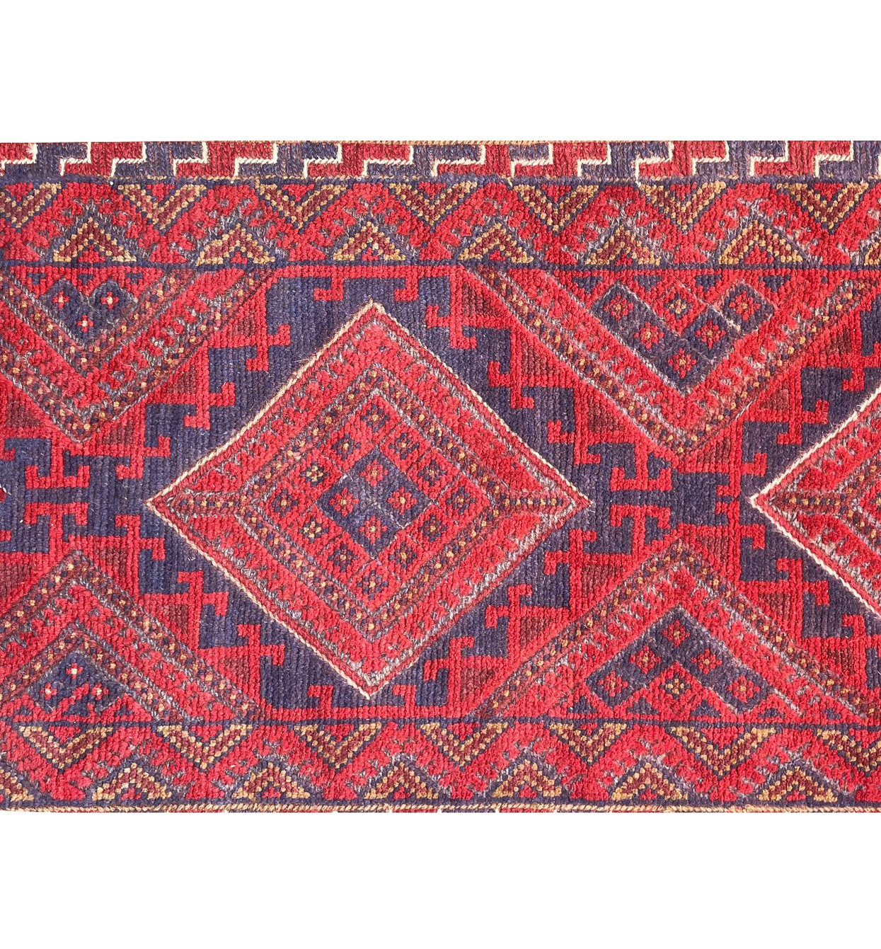 2' x 8'6" Afghan Mashwani Runner Rug