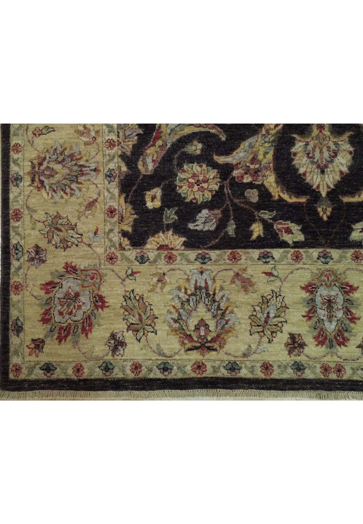 6' x 9' Transitional Chobi Vegetable Dyed Rug 6
