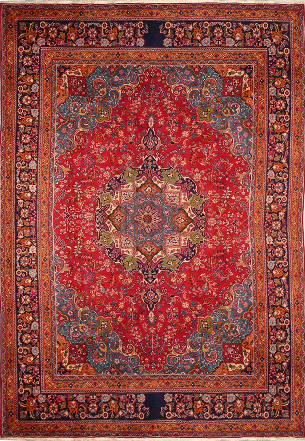 10 x 13'1 Persian Mashad Rug