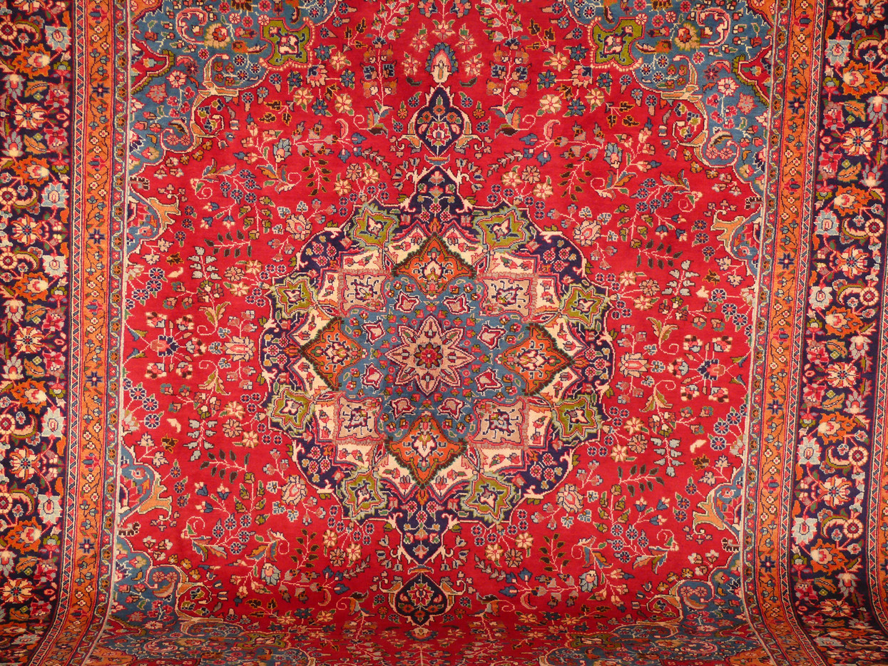 10 x 13'1 Persian Mashad Rug