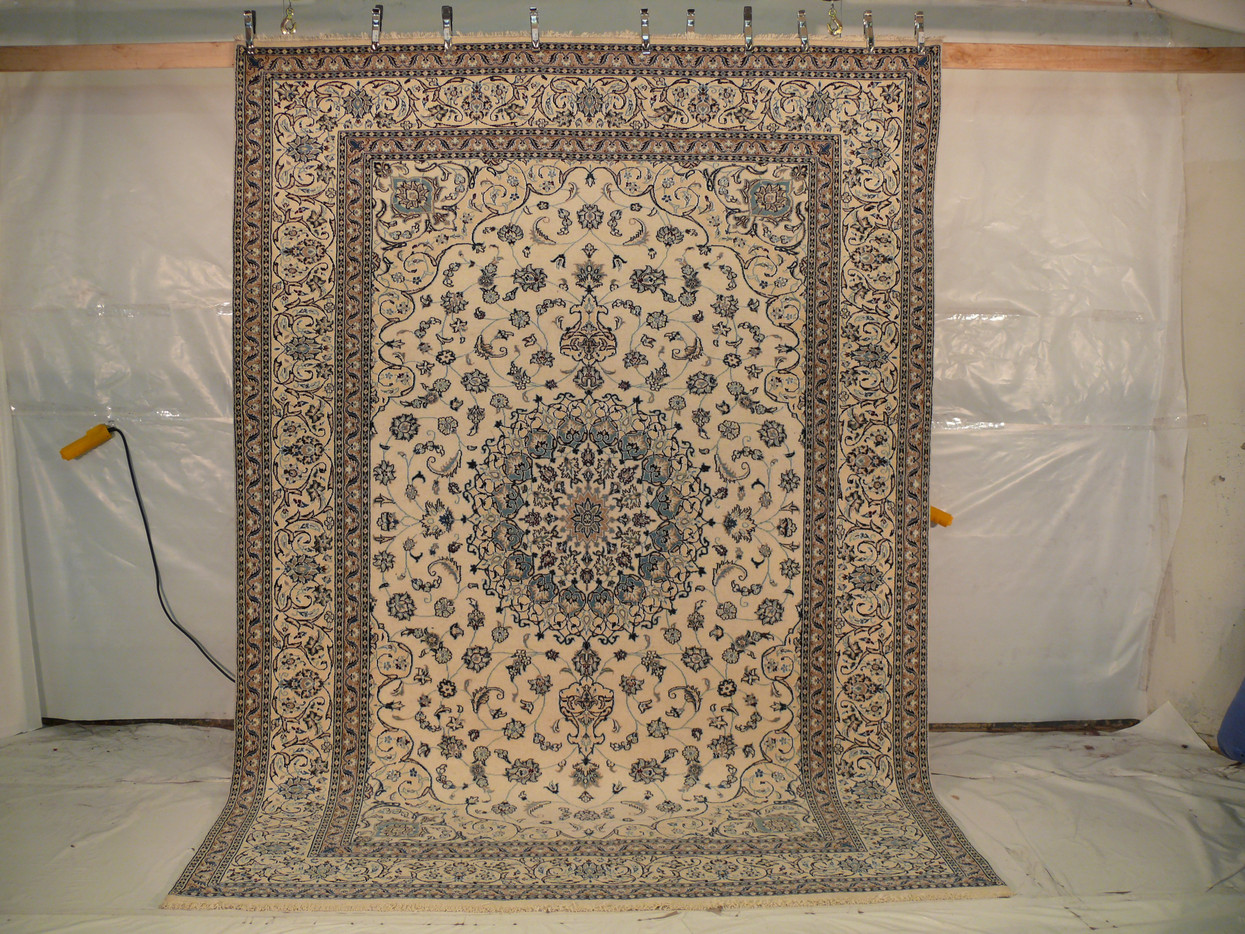 8 x 11'4" Persian Nain Rug