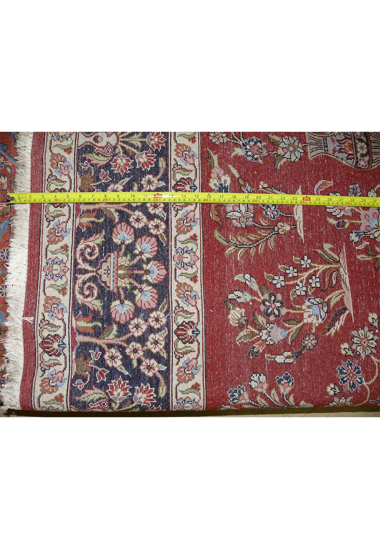 7'2" x 9'2" Floral Persian Sarough Tribal Rug