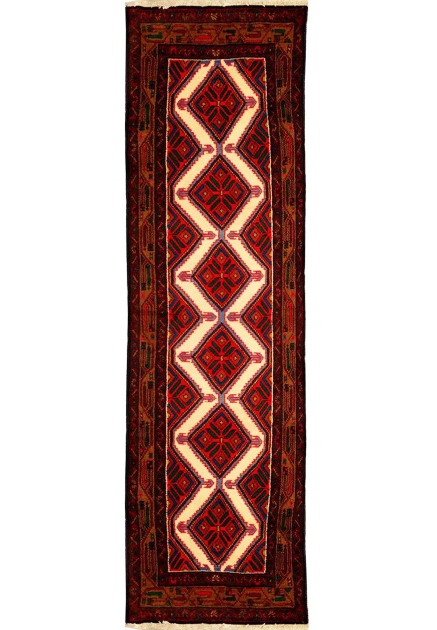 2'6 x 10 Persian Enjlas Runner Rug