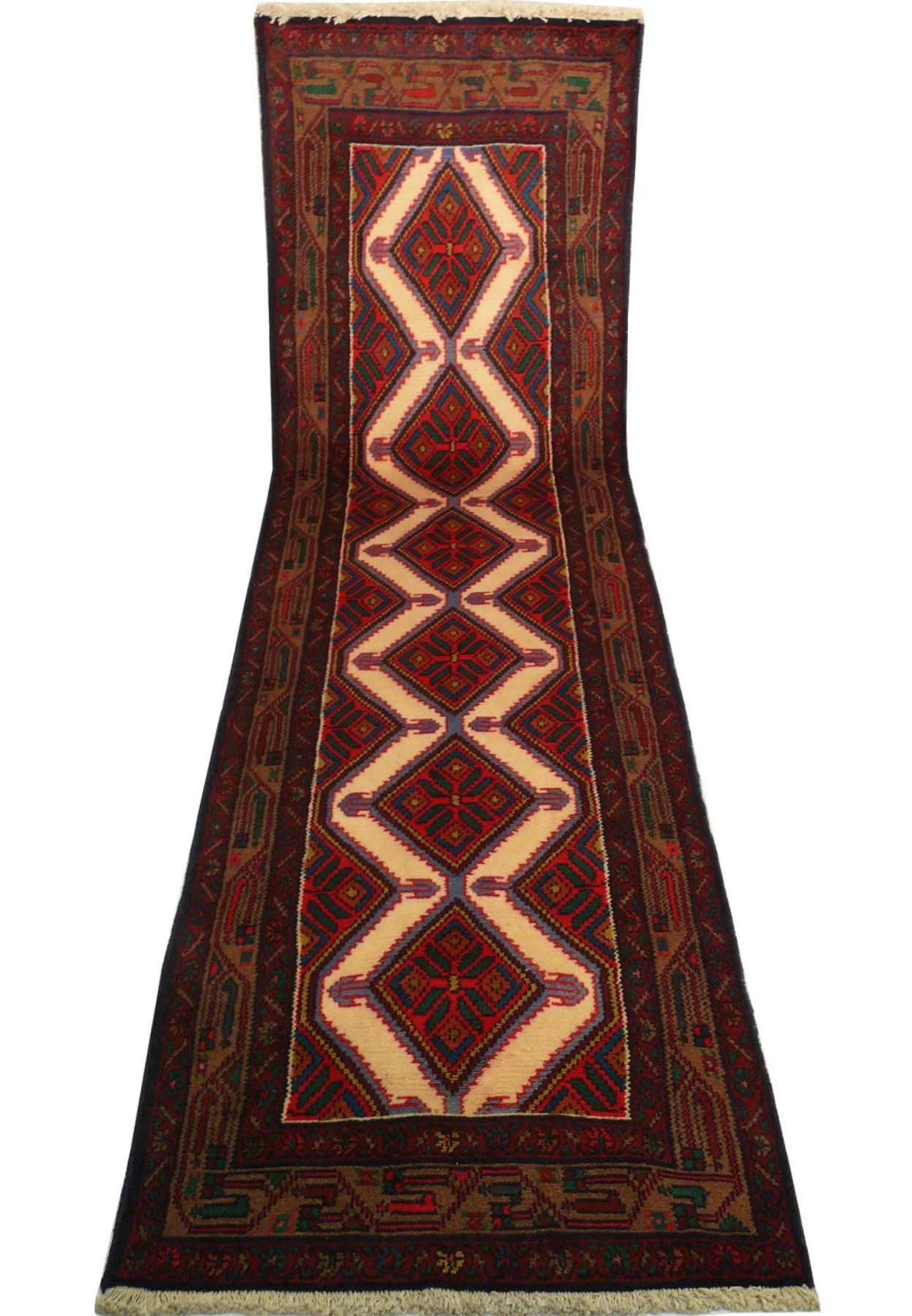 2'6 x 10 Persian Enjlas Runner Rug