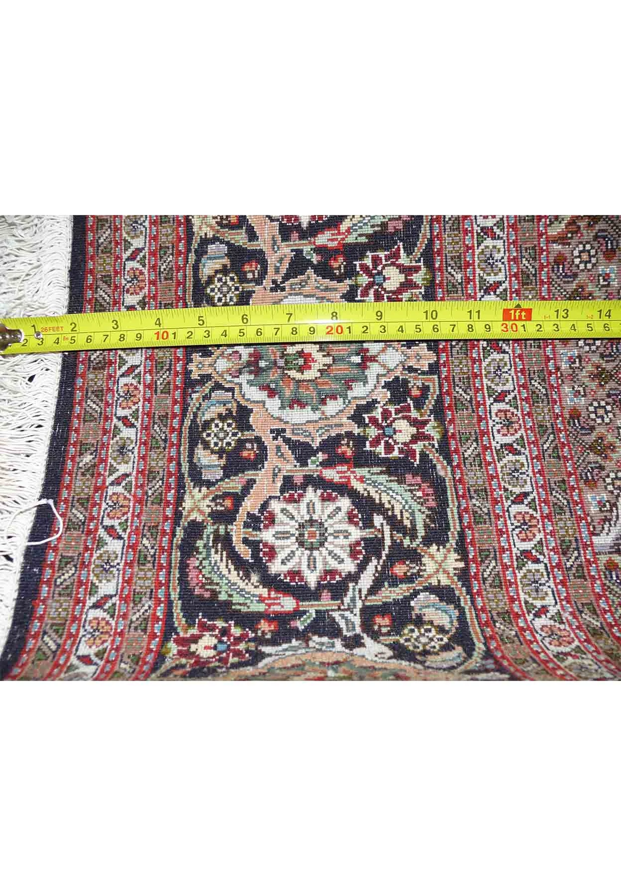 6'6"x 9'8" Persian Tabriz Mahi 50 Raj Wool & Silk Rug
