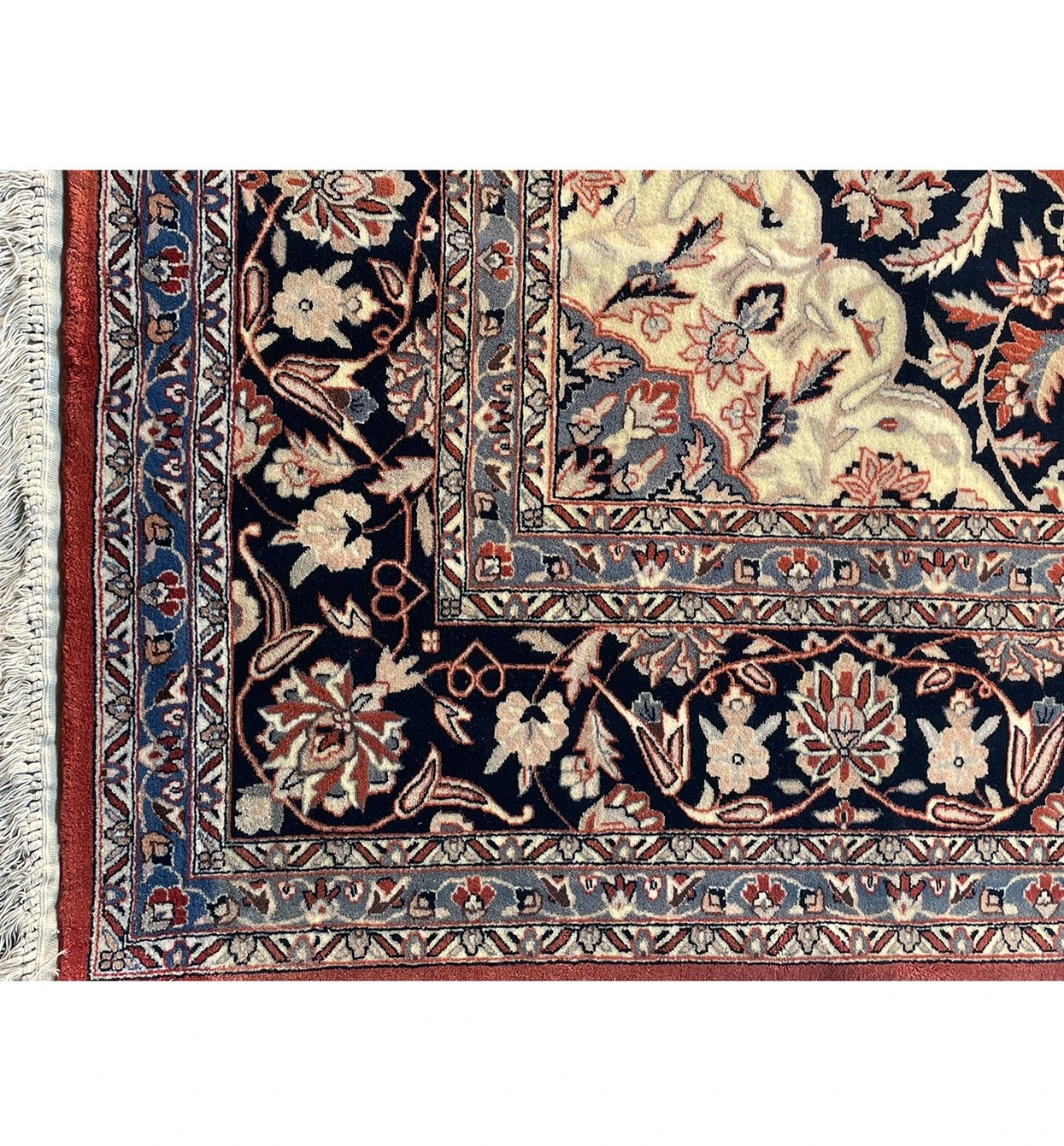 8'5 x 8'5 Persian Kashan Square Rug