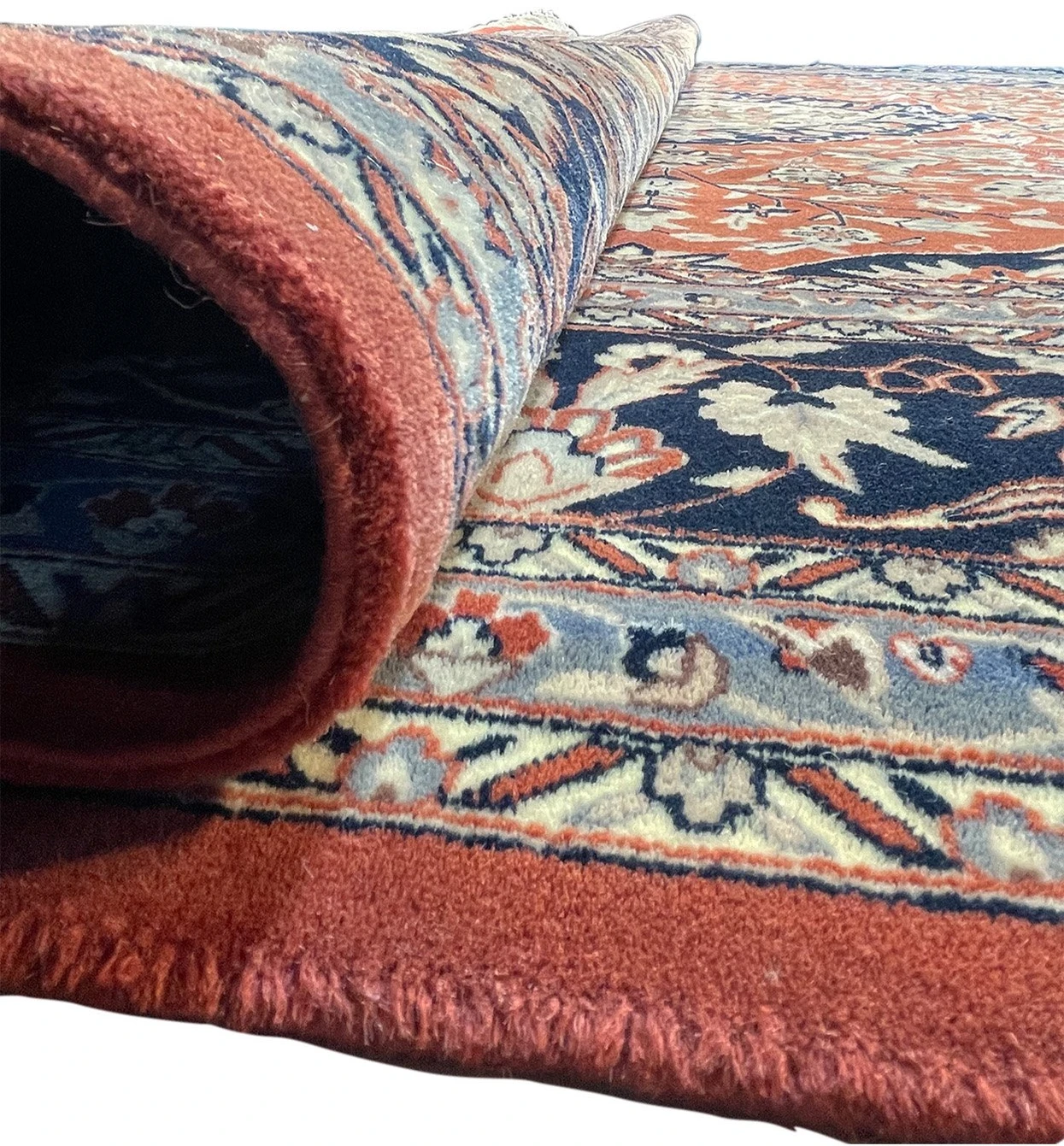 8'5 x 8'5 Persian Kashan Square Rug