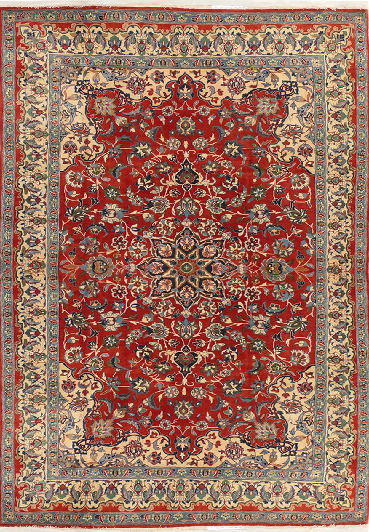8'7" x 13'4" Persian Isfahan Rug