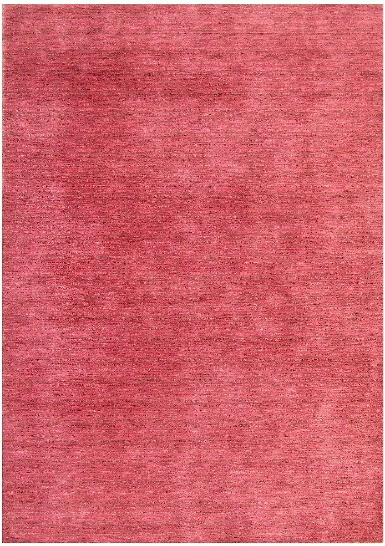 5 x 8 Contemporary Handmade Solid-Red Affordable Rug