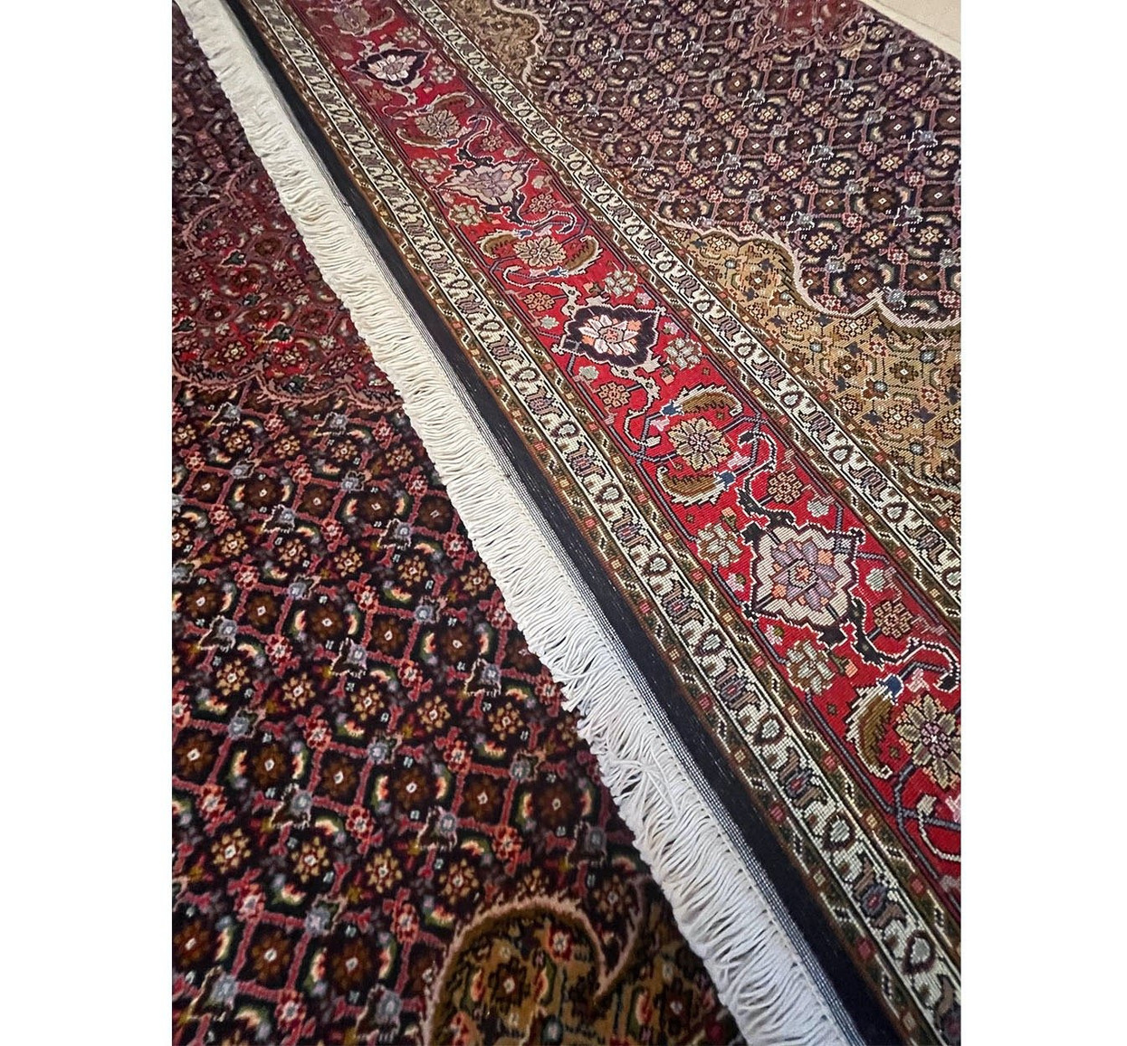 5 x 6'5 Persian Tabriz Mahi Wool & Silk Rug
