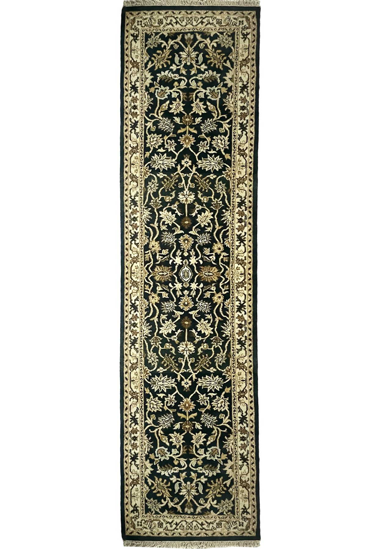 2'6 x 10 Oriental Agra Runner Rug