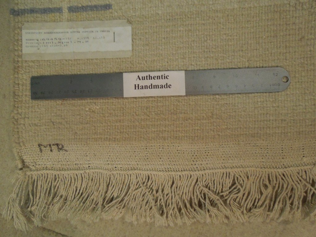 4'3 x 6'3 Modern Handmade Nepali Rug