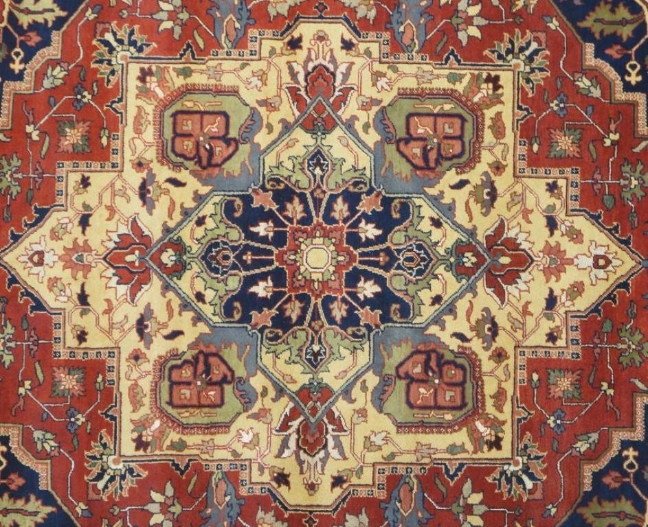 10 x 14 Geometric Persian Serapi Rug