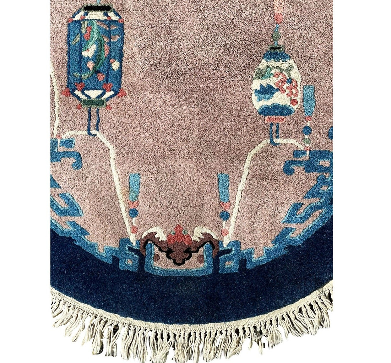 2'3" x 5'2" Oriental Art Deco Oval Rug