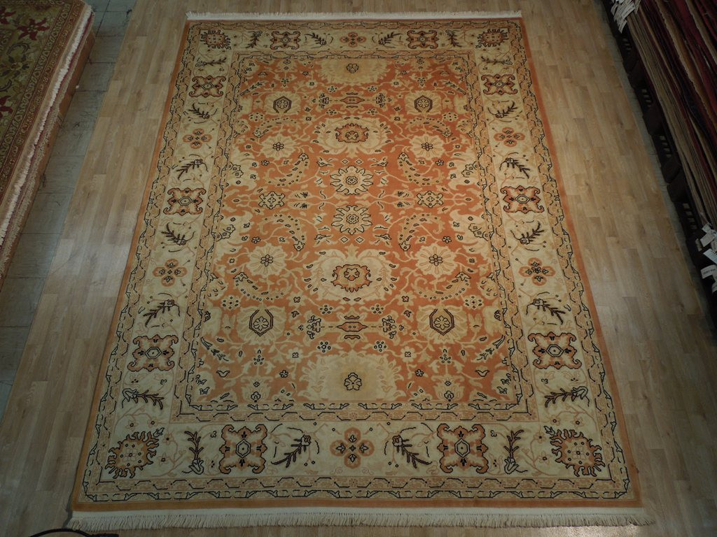9 x 12 Geometric Transitional Chobi Ghazni All Over Design Rug