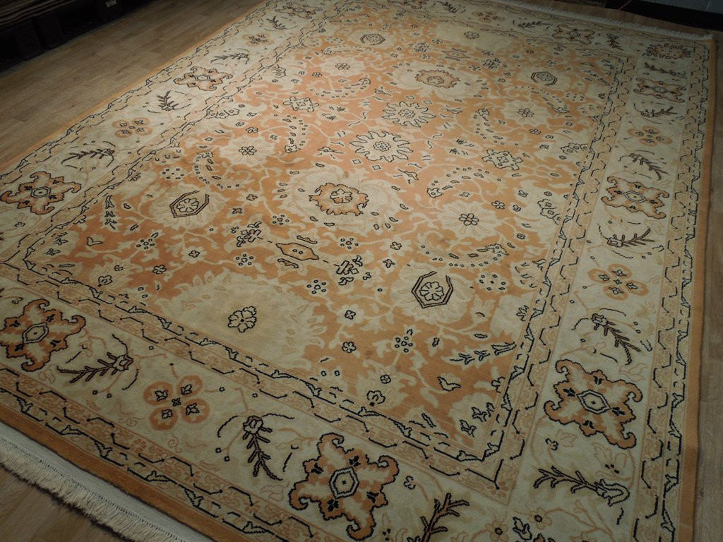9 x 12 Geometric Transitional Chobi Ghazni All Over Design Rug