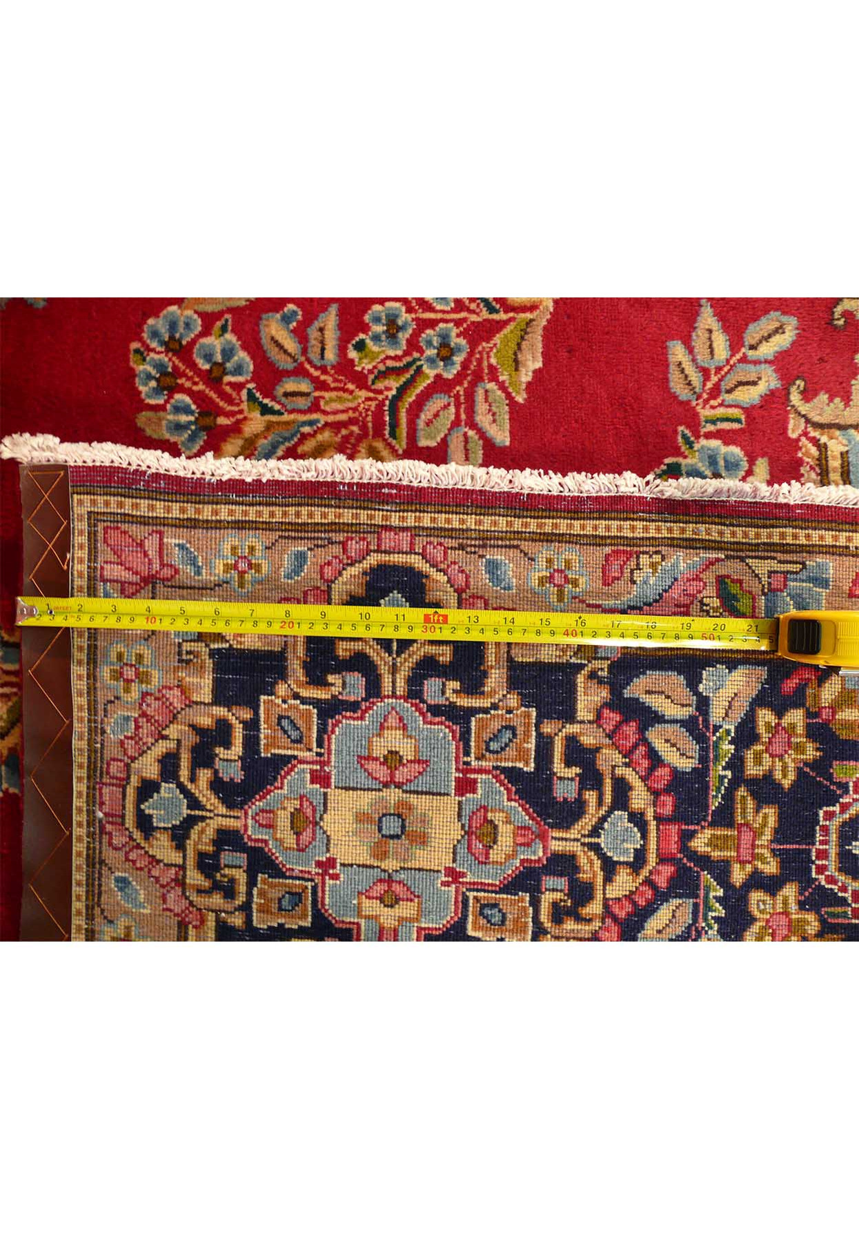 10 x 13 Floral Persian Kerman Rug