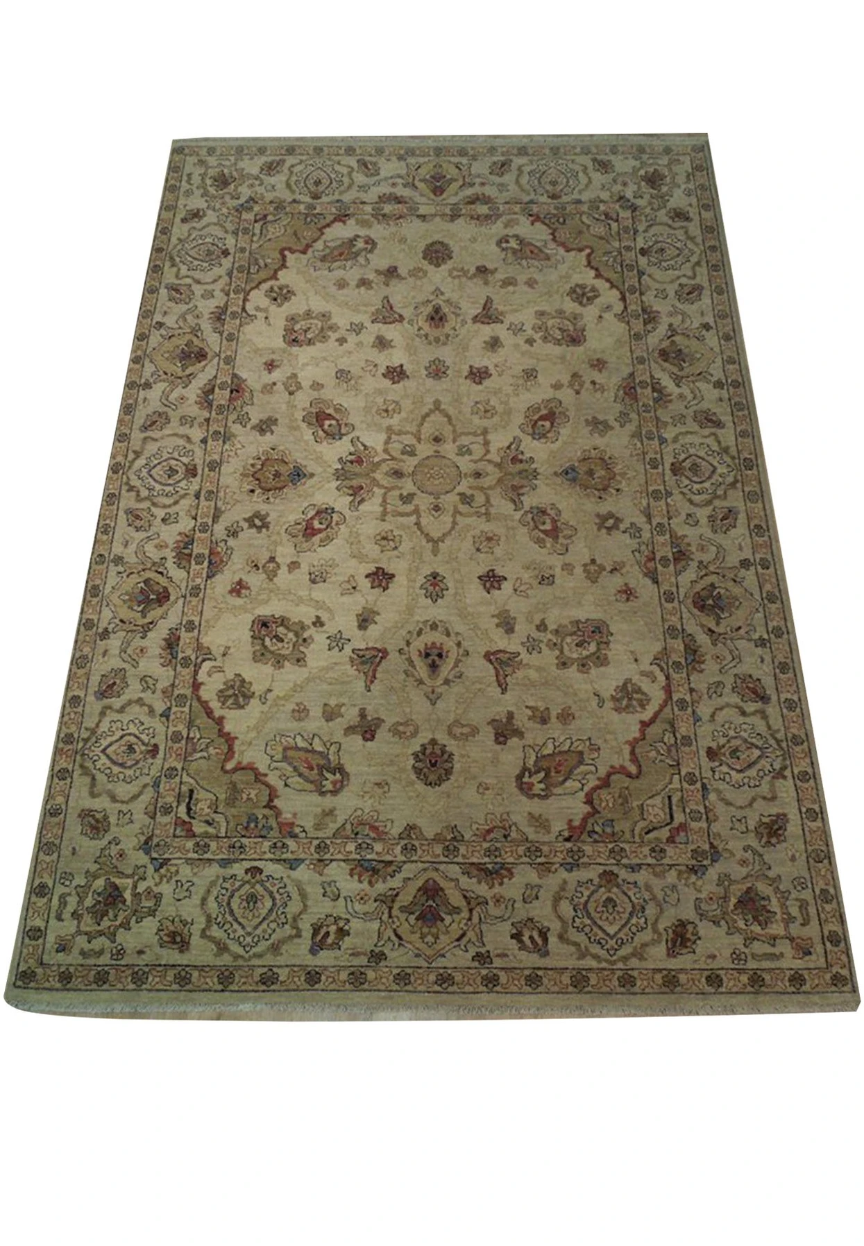 6' x 9' Transitional Chobi Vegetable Dyed Rug 8