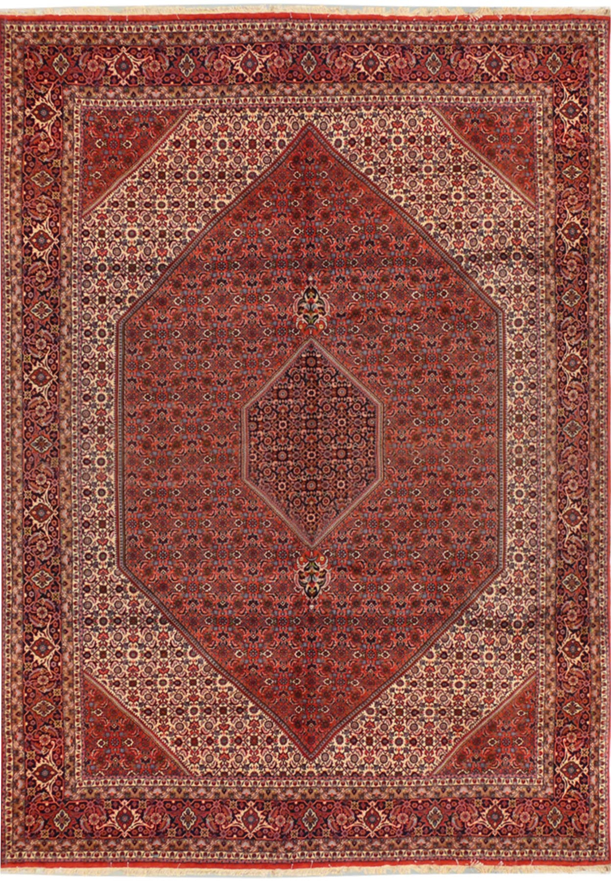 8'3" x 11'3" Persian Bijar Iron Rug
