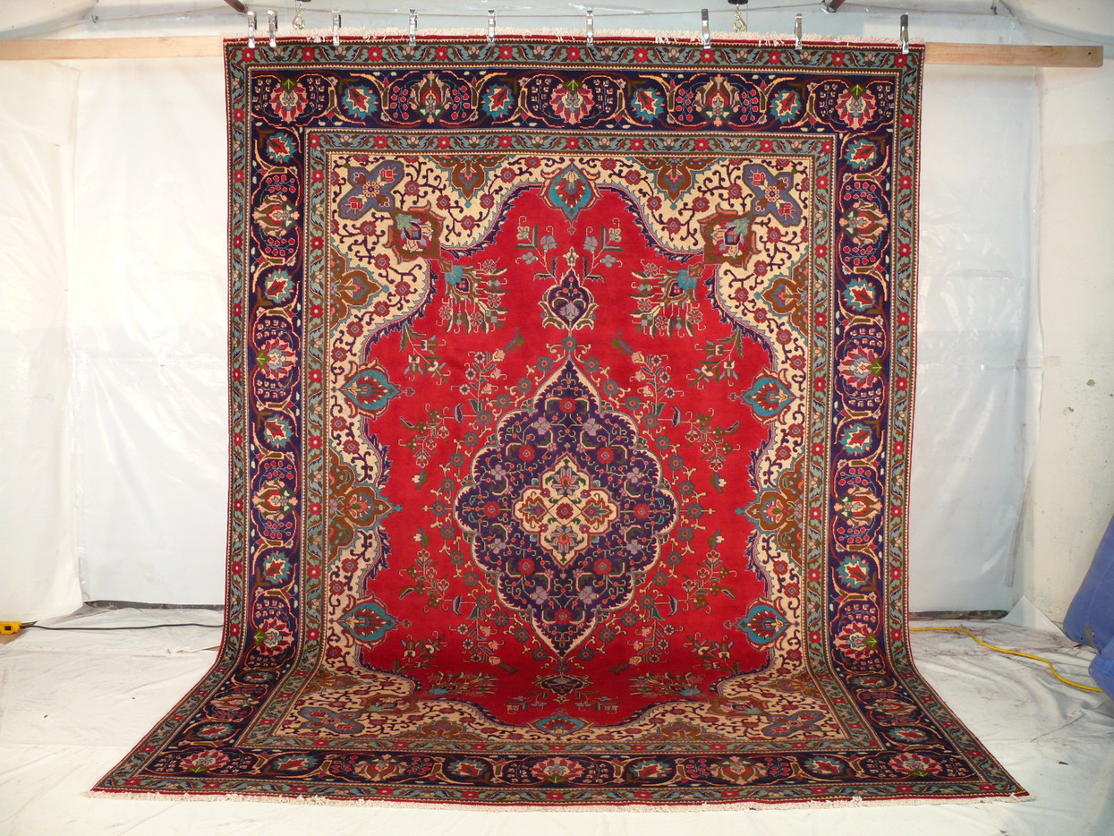10 x 12'8 Persian Tabriz Rug