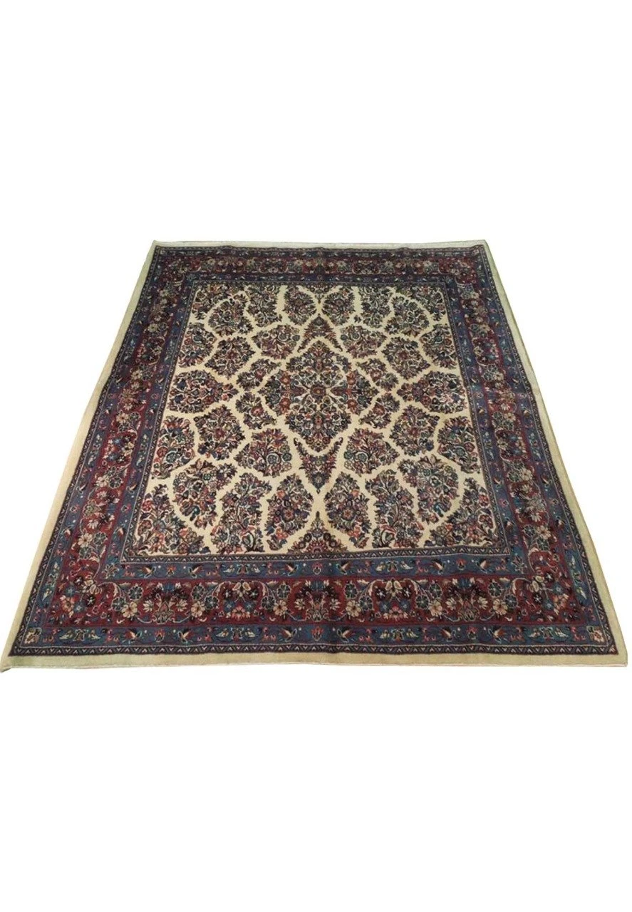 7 x 7 Persian Sarough Square Rug 2