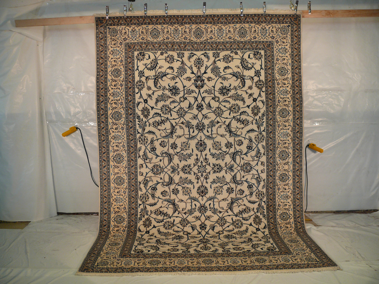 8' x 11'8" Persian Nain 9 LAA Wool & Silk Rug