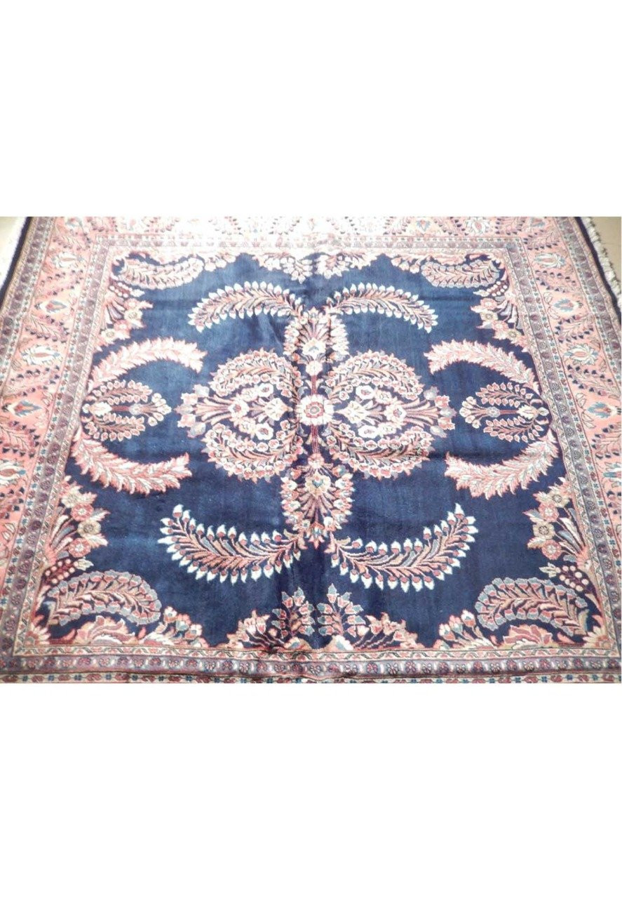 7 x 7'4 Persian Sarough Square Rug