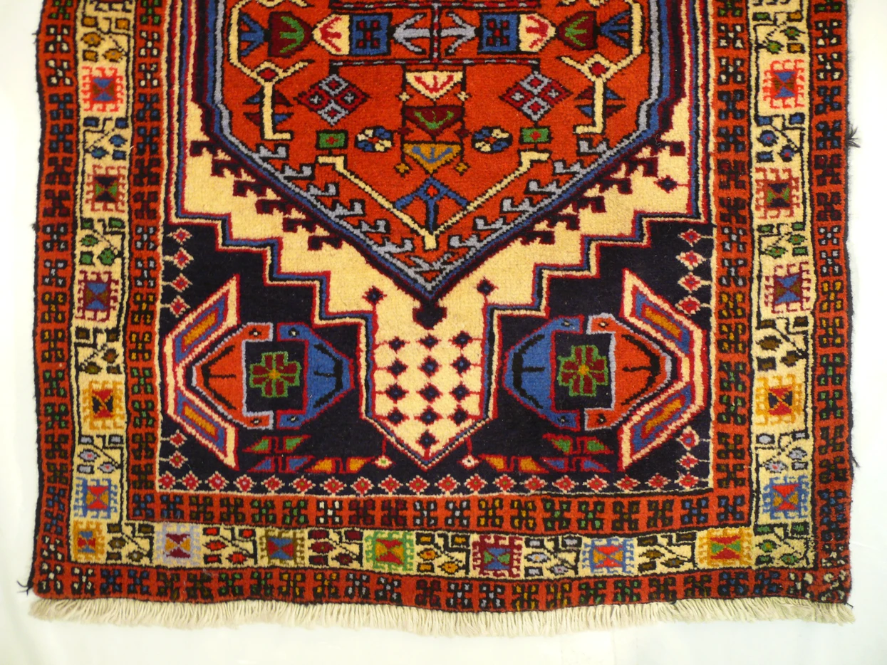 2'4 x 10 Persian Meshkin Runner Rug