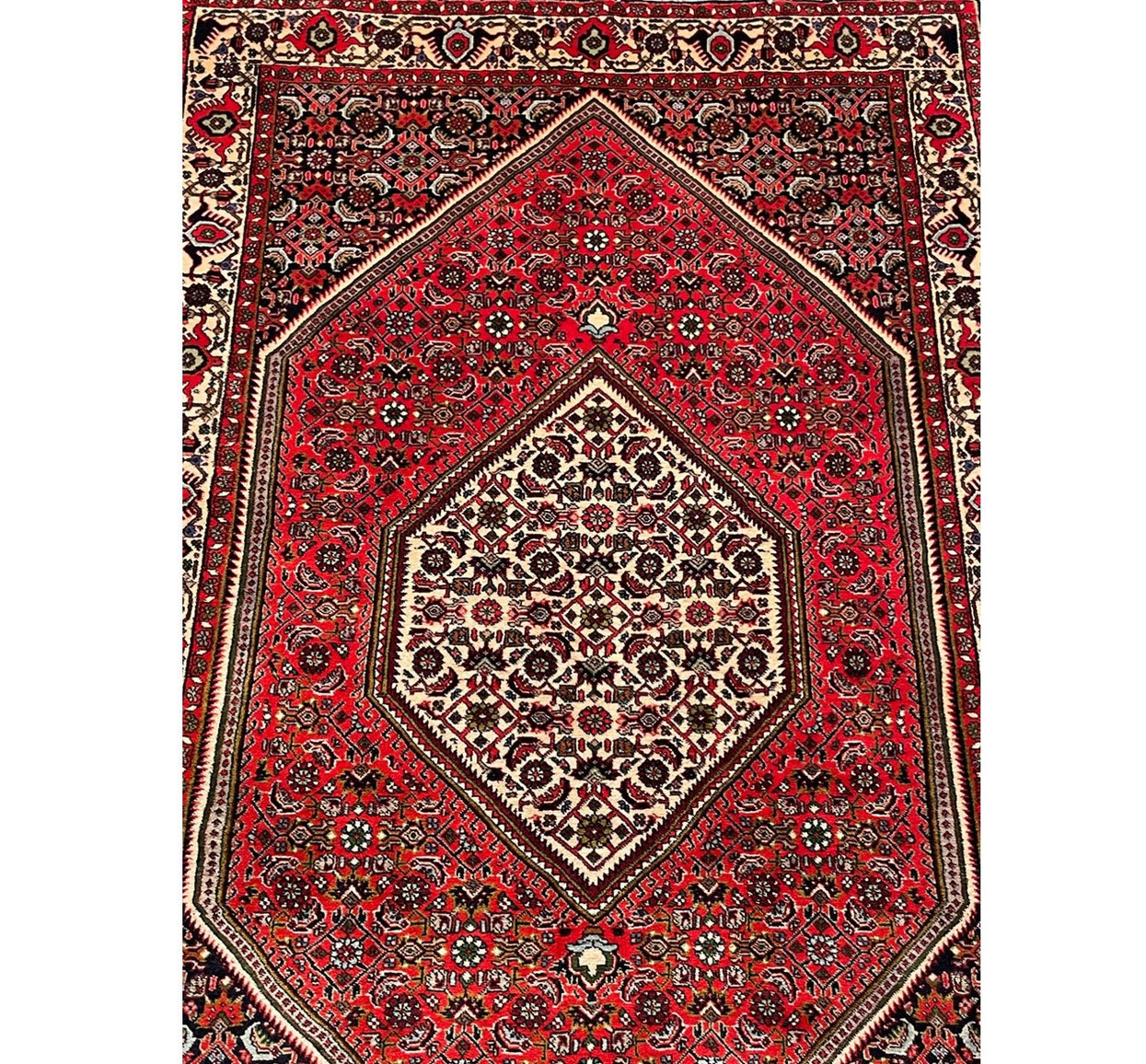 3'5" x 6 Persian Bijar Iron Rug